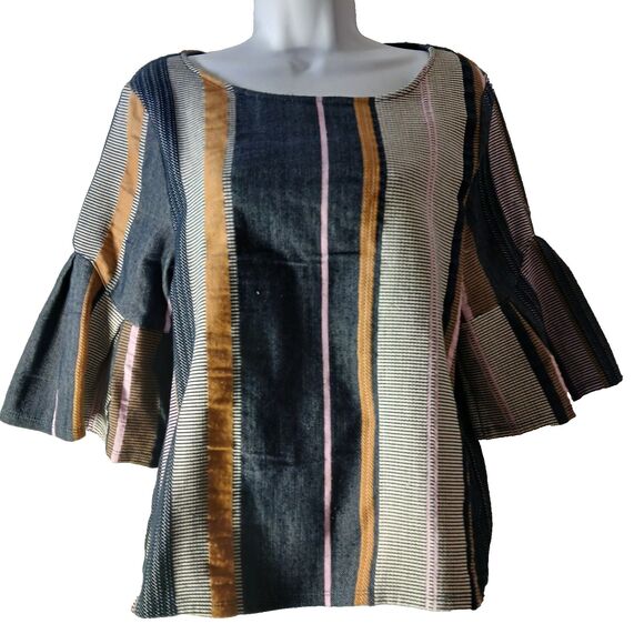 Dolan Anthropologie Women's Left Coast Collection Luella Stripe Jacquard Medium - Picture 2 of 8